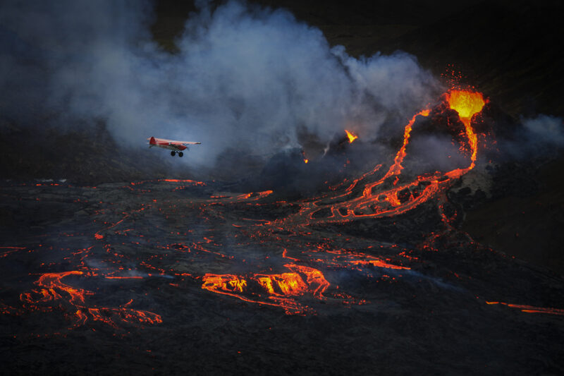 Eruption by Fagradalsfjall Nº200321