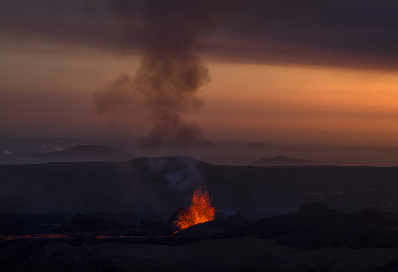 Eruption by Fagradalsfjall Nº270421